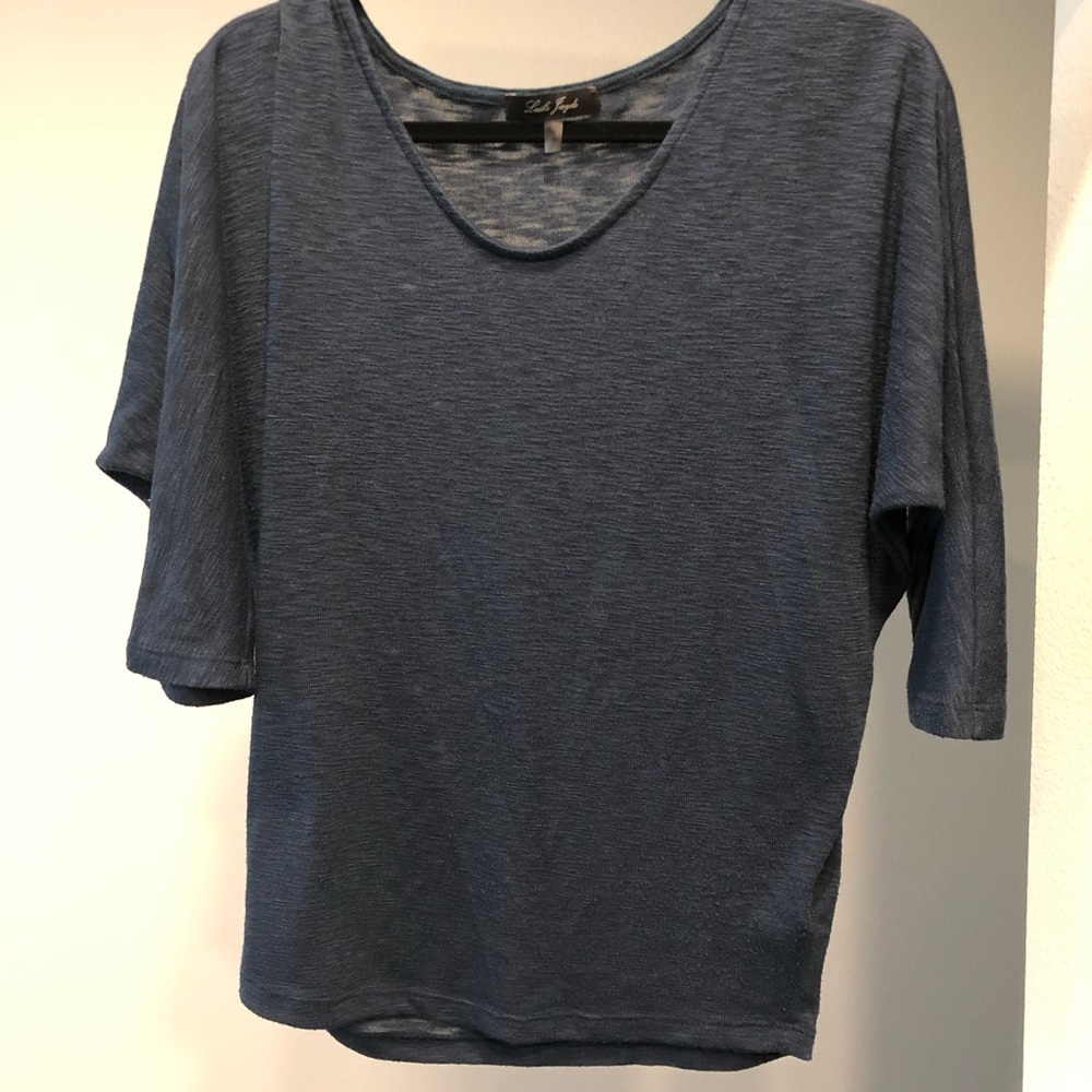 Drapey navy Laila Jade top, size XS